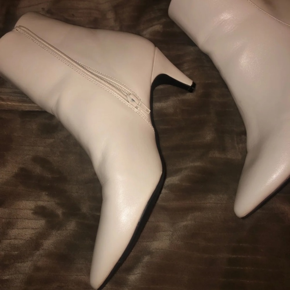 White Short Heels